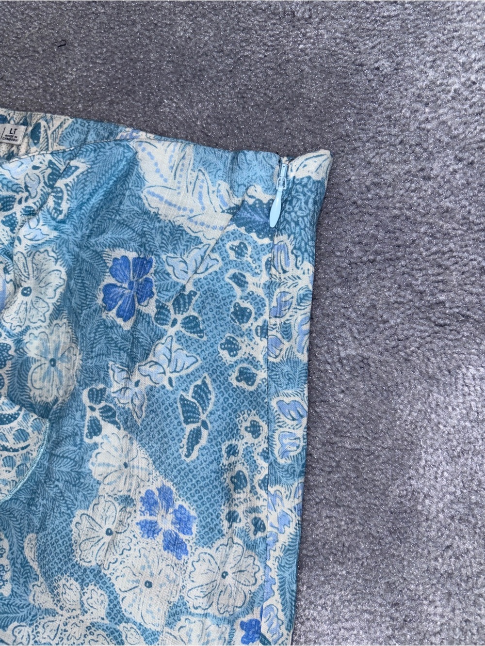 Abercrombie & Fitch Blue Floral Two-Piece Skirt Set - Picture 3 of 4